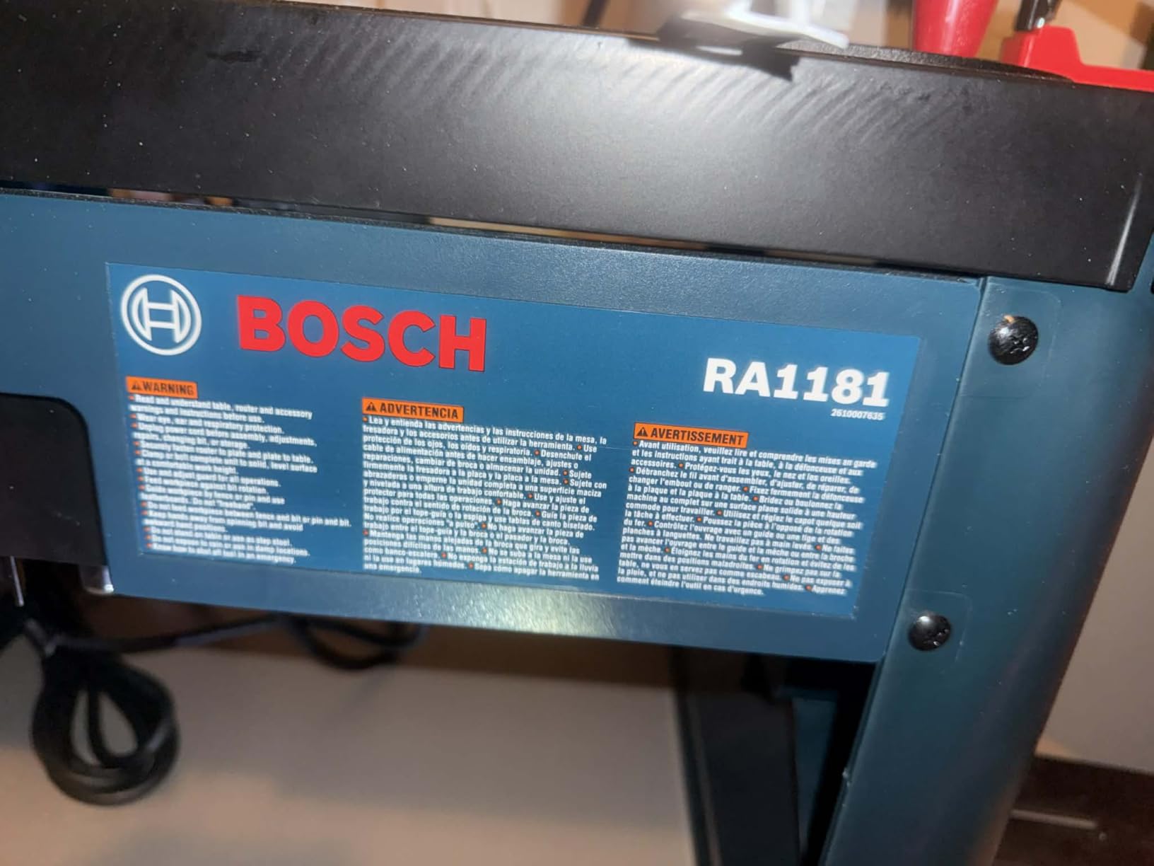 Bosch 1617EVS 2.25 HP Electronic Fixed-Base Router customer photo 2