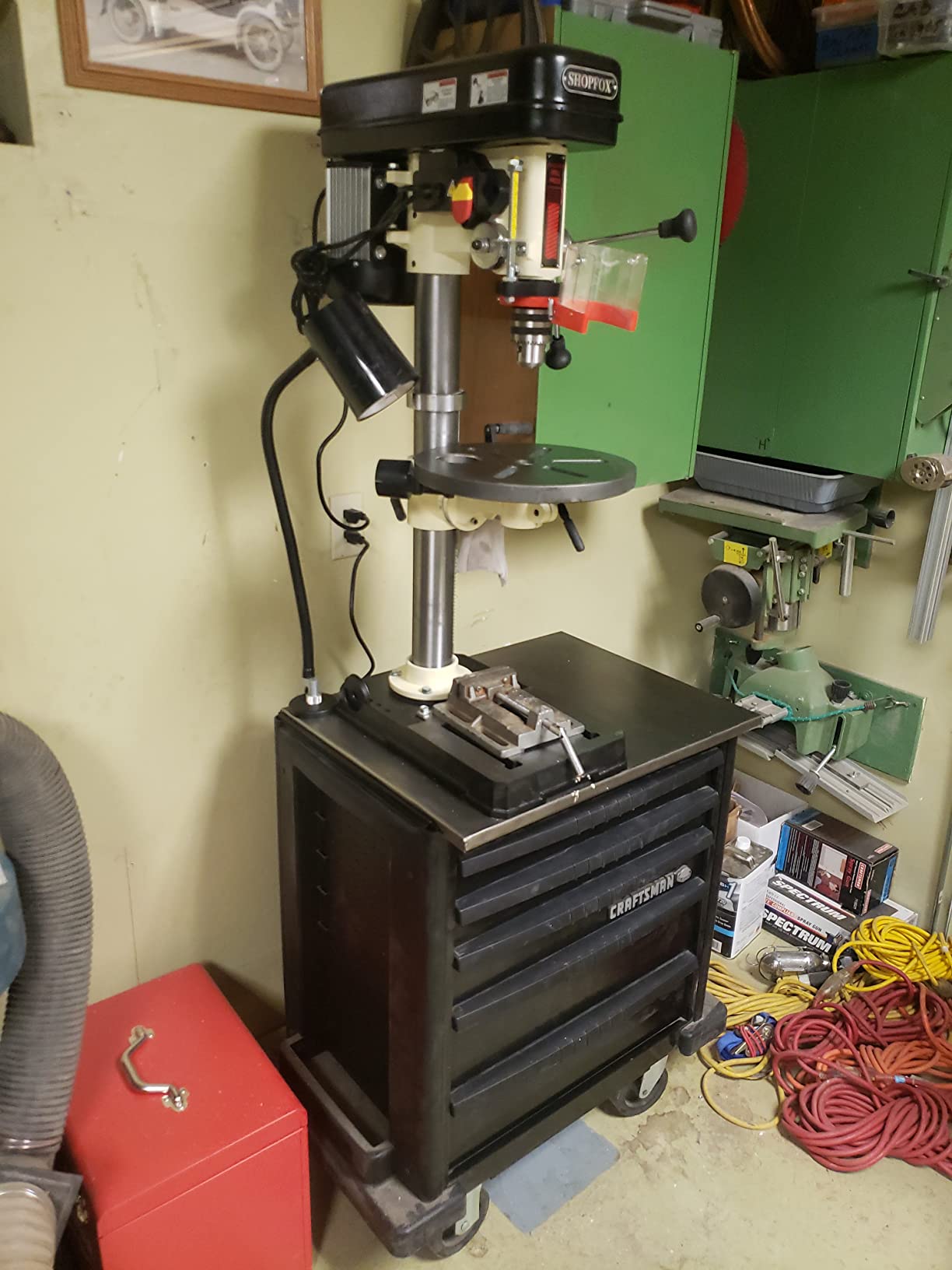 Shop Fox W1668 3/4-HP 13-Inch Bench-Top Drill Press/Spindle Sander customer photo 2