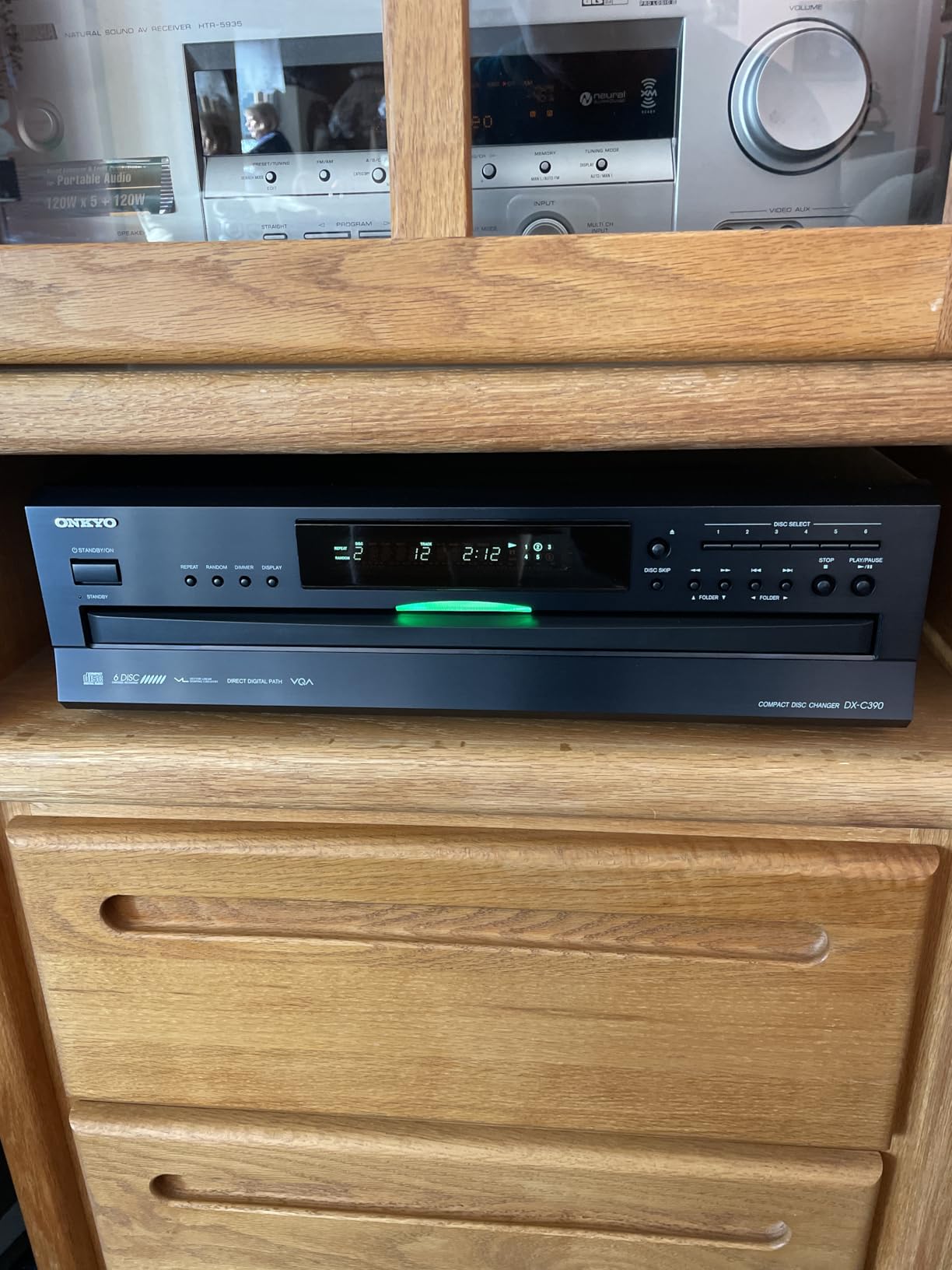 Onkyo DXC390 6 Disc CD Changer,Black customer photo 2