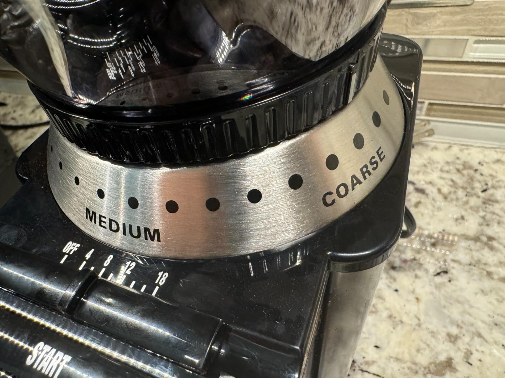 Cuisinart Coffee Grinder, Electric One-Touch Automatic Burr Coffee Grinder with 18-Position Grind Selector, Cup Size Selector for 4 - 18 Cups, DBM-8P1, Black Stainless customer photo 2