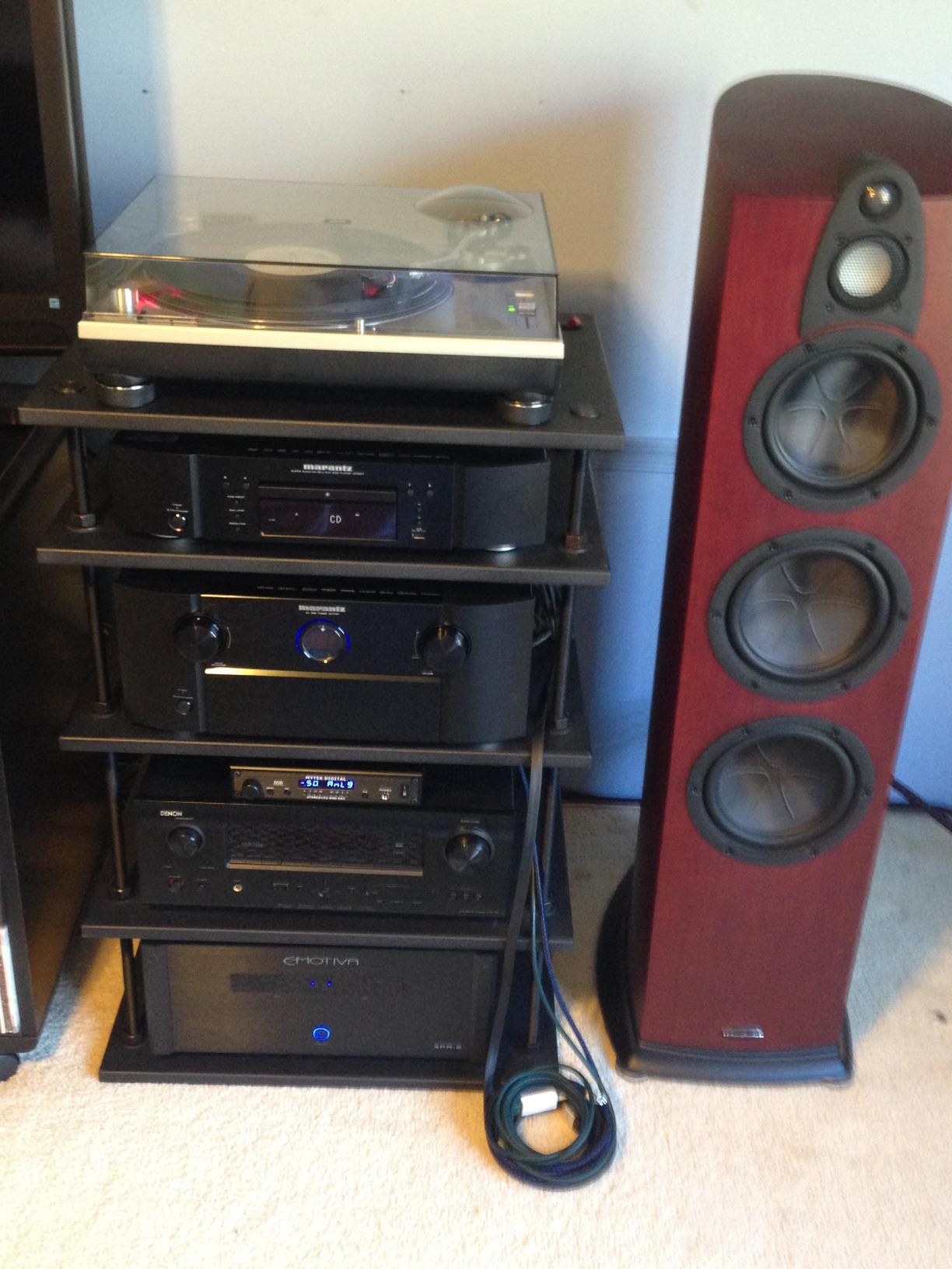 Salamander Designs A3/B Archetype Audio/Video Shelf, 3.0 - Black customer photo 1