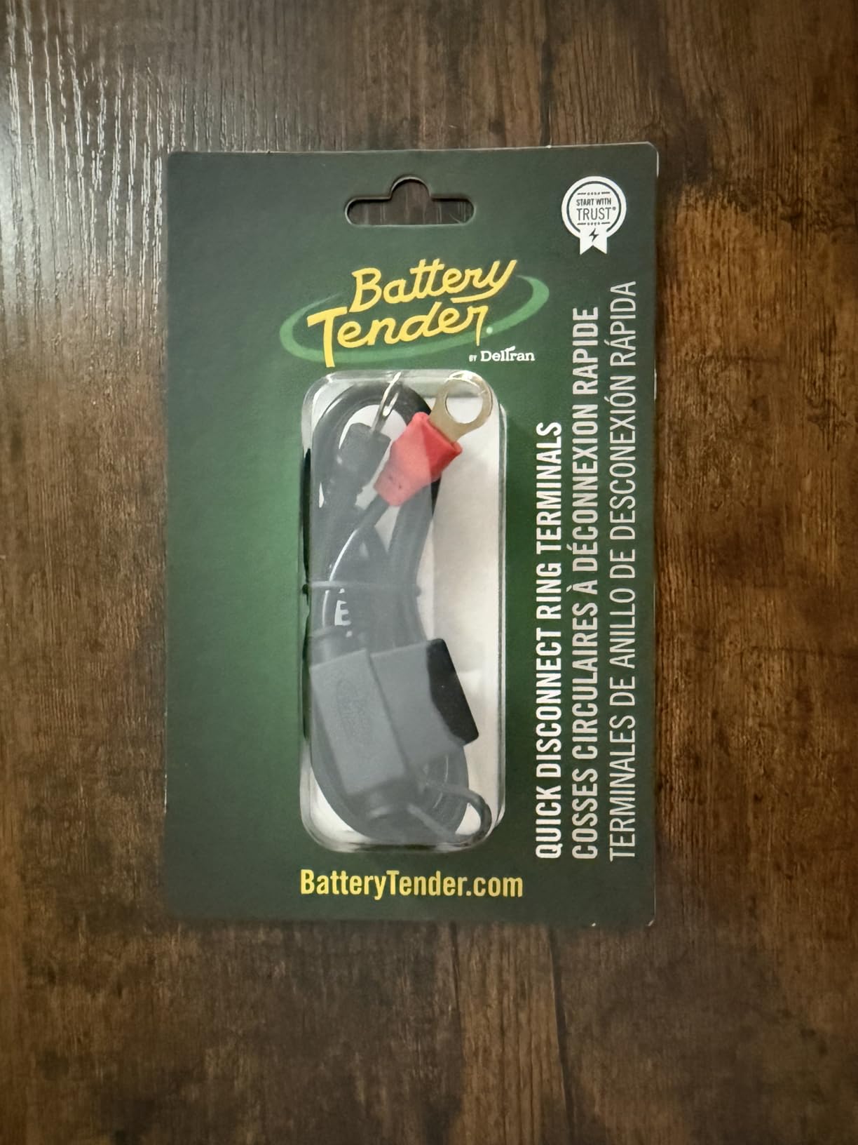 Battery Tender Ring Terminal Harness Accessory Cable - 18 inch Cord Adapter with SAE Quick Disconnect - Easy Quick Convenient for Motorcycles, Cars, ATVs and More - 081-0069-6 customer photo 2