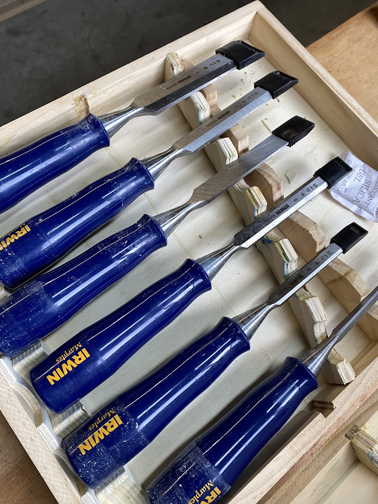 IRWIN Marples Chisel Set for Woodworking, 6-Piece (M444SB6N), Blue customer photo 1
