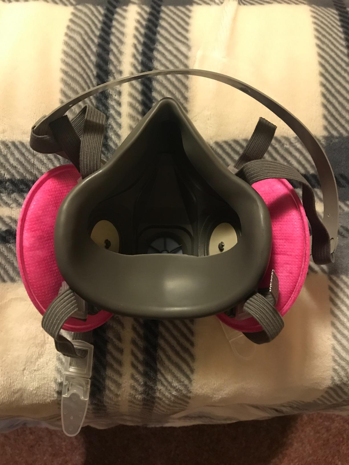 3M Half Facepiece Reusable Respirator Assembly Kit 6391, Size Large, P100, Lightweight, Comfortable, Easy to Adjust, Includes 2091 Particulate Filter, Welding, Soldering, Asbestos customer photo 2