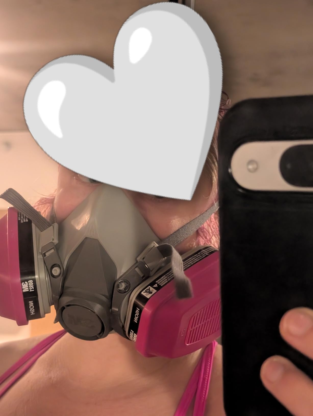 3M P100/OV Odor/Particulate Multi-Purpose Reusable Respirator 65021, NIOSH-APPROVED Organic Vapor Cartridge, Medium customer photo 1