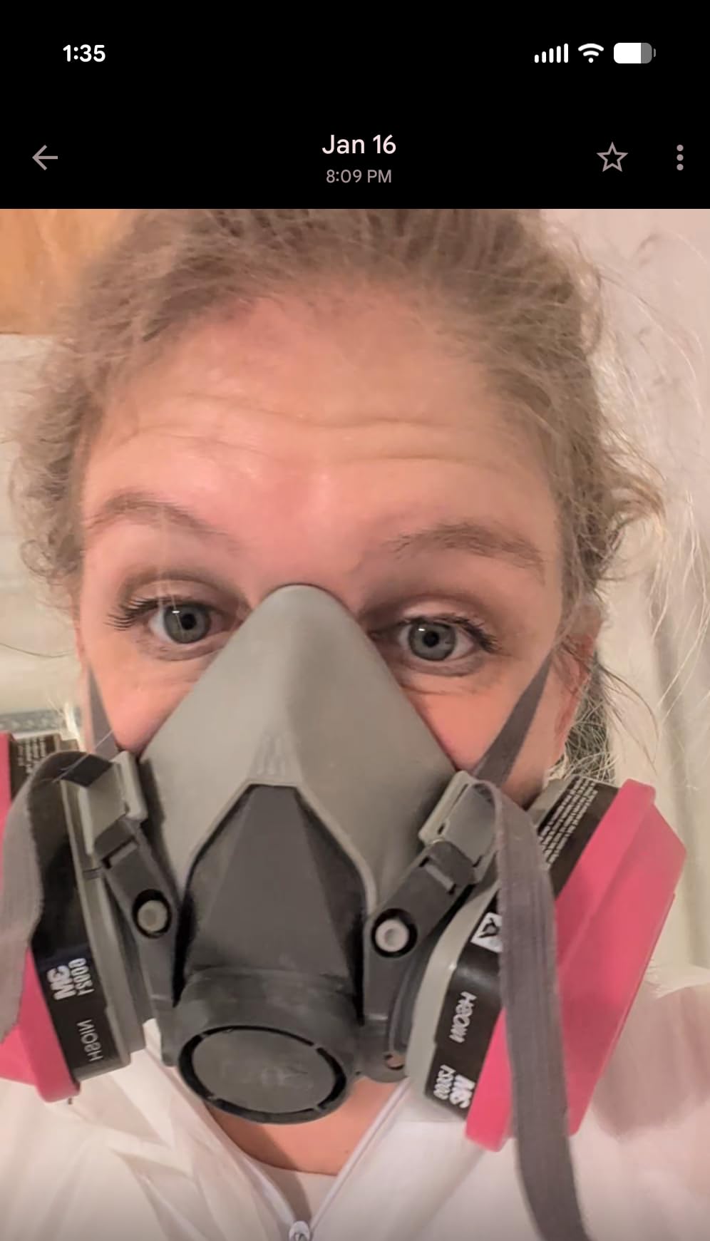 3M P100/OV Odor/Particulate Multi-Purpose Reusable Respirator 65021, NIOSH-APPROVED Organic Vapor Cartridge, Medium customer photo 2