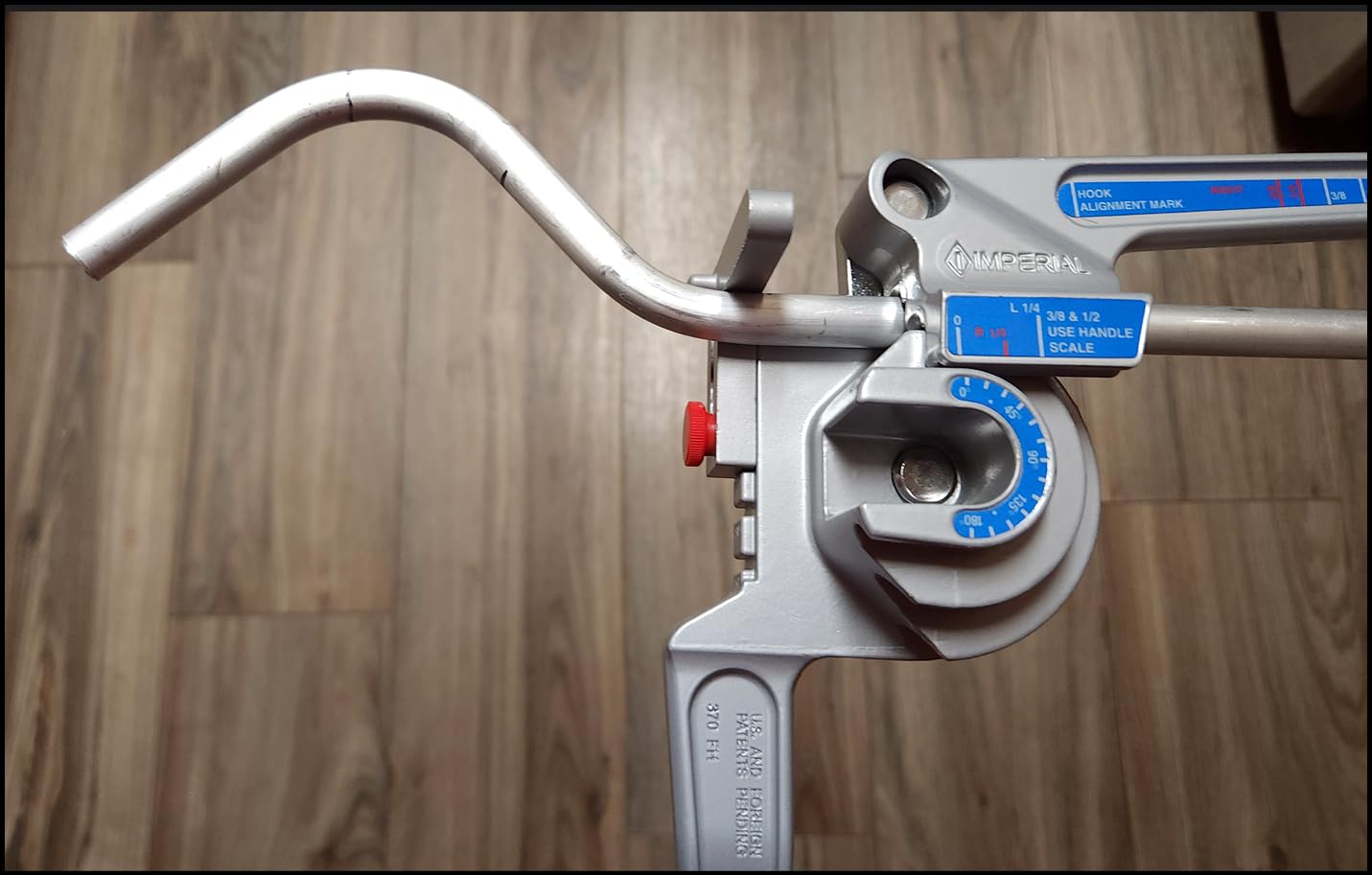 Imperial Tool 370FH Triple Head 180 Degree Tube Bender, 3/16