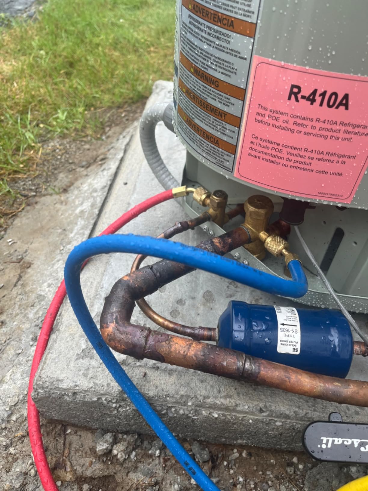 Yellow Jacket 42004 Series 41 Manifold with 3-1/8