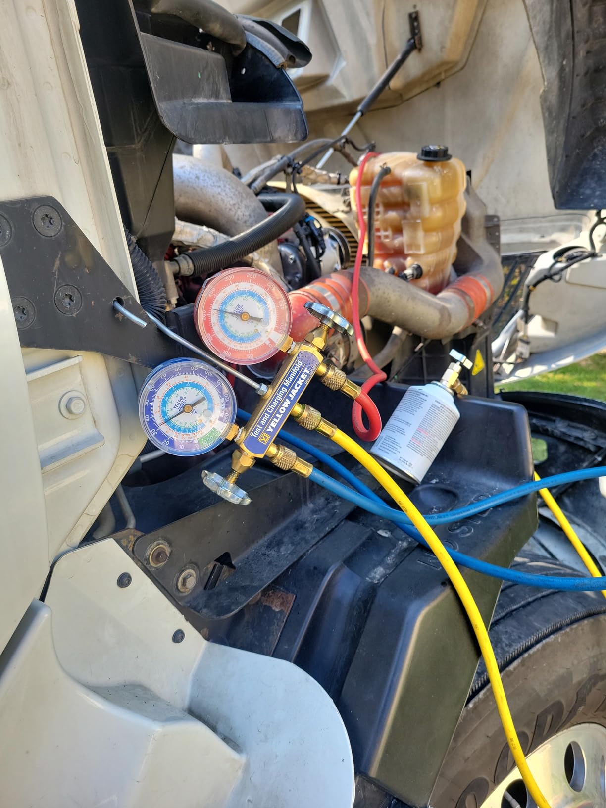 Yellow Jacket 42006 Series 41 Manifold with 3-1/8