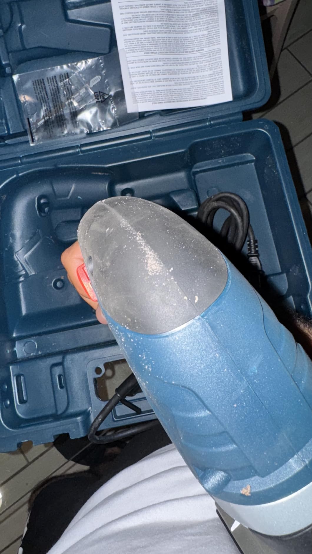 BOSCH JS365 120V 6.5 Amp Top-Handle Jigsaw Kit Variable Speed customer photo 2