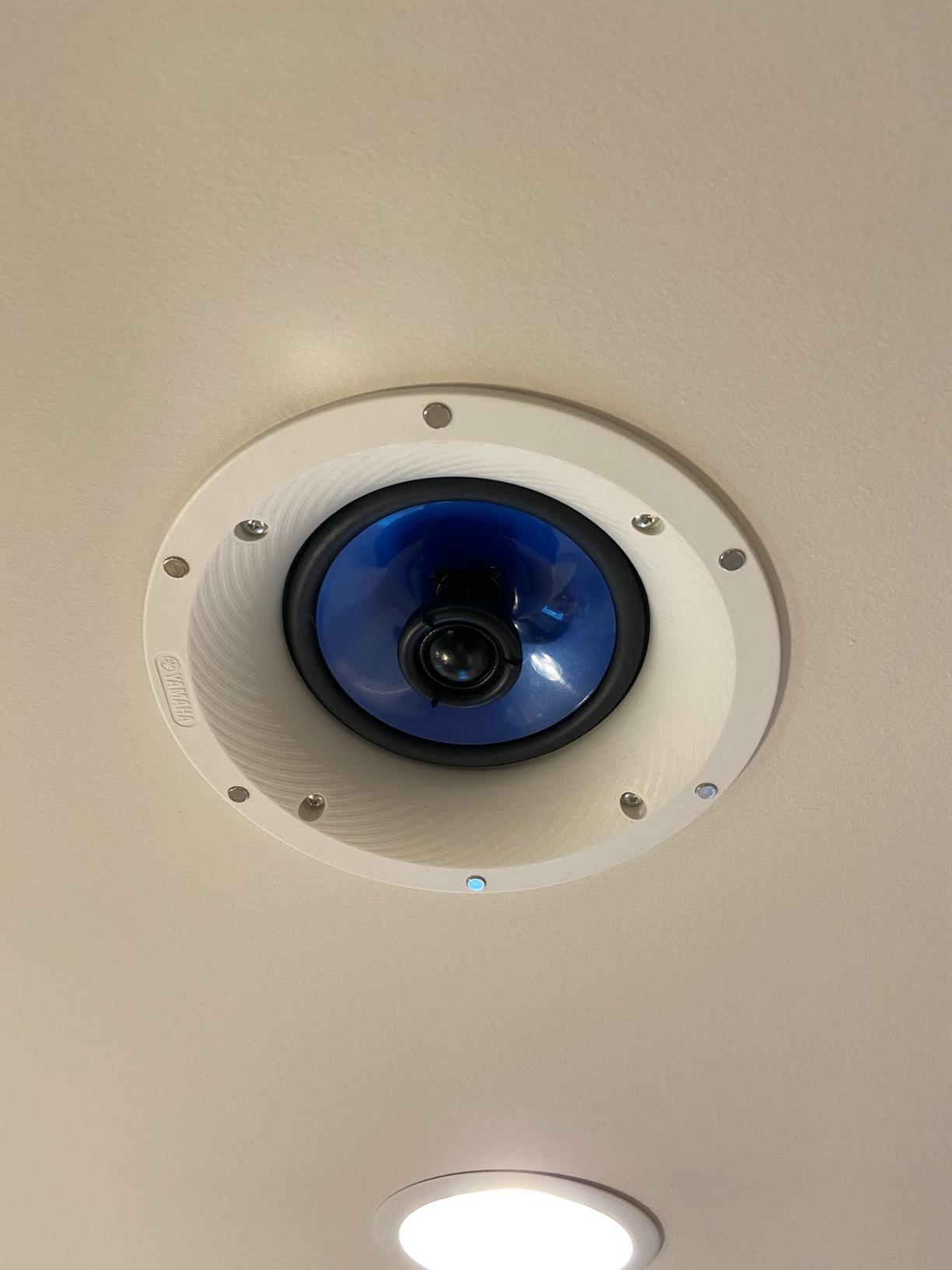 Yamaha NS-IC600 110 Watt 6.5-Inch 2-Way In-Ceiling Speakers - Pair (White) customer photo 2