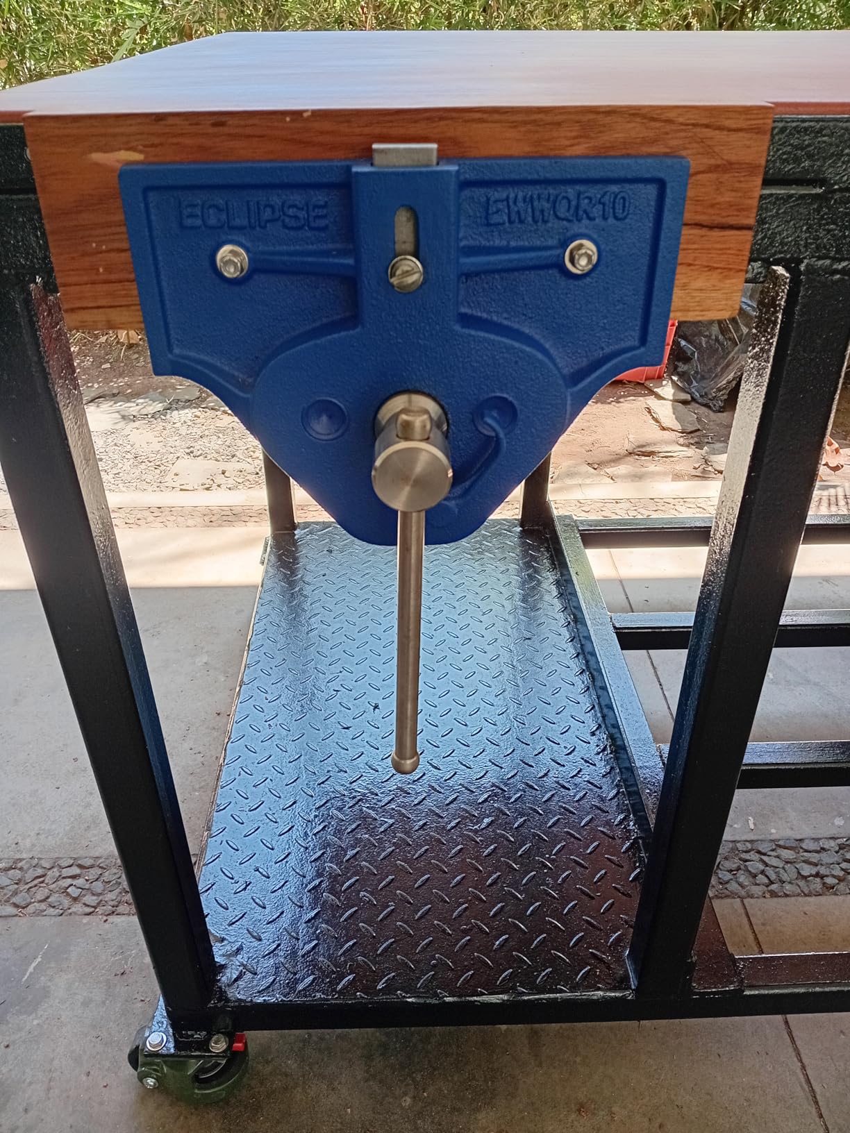 Eclipse Professional Tools Quick Release Woodworking Vise, Gray Cast Iron, 10