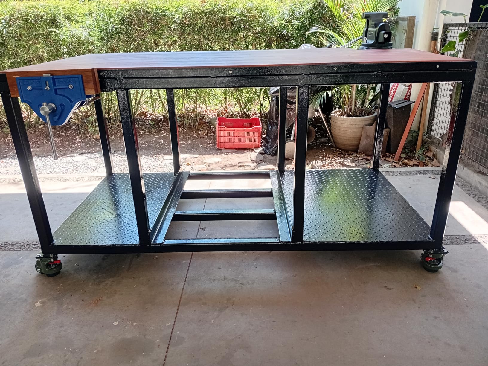 Eclipse Professional Tools Quick Release Woodworking Vise, Gray Cast Iron, 10