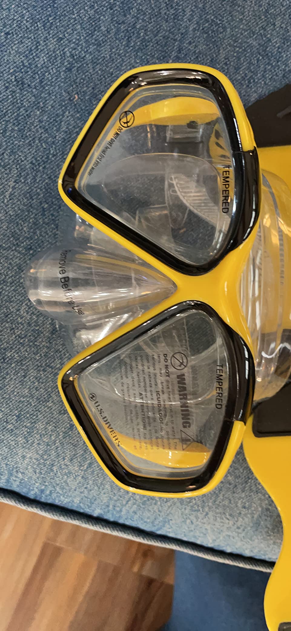 U.S. Divers Cozumel Adult Snorkeling Set - Anti-Fog PC Lens, Easy-Adjust Mask, Dry Top Snorkel, Adjustable Fin Buckles - Explore Series customer photo 2