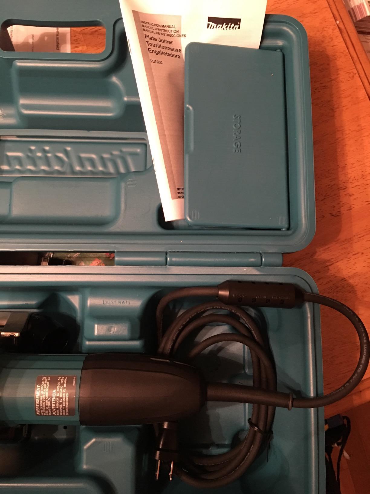 Makita PJ7000 Plate Joiner, Blue customer photo 1