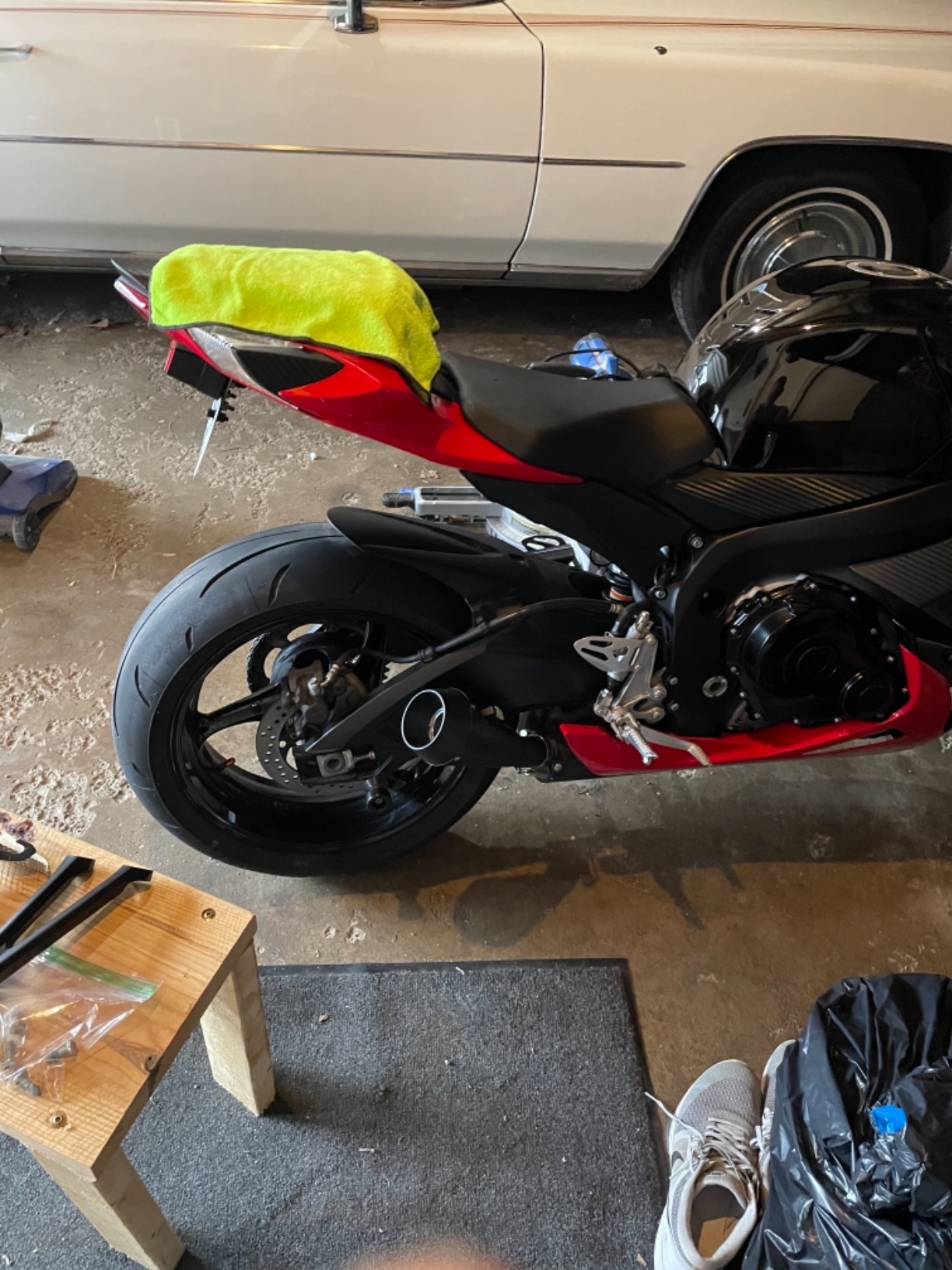 11-16 SUZUKI GSXR600 & 750: M4 GP Series Slip-On Exhaust - Black customer photo 2