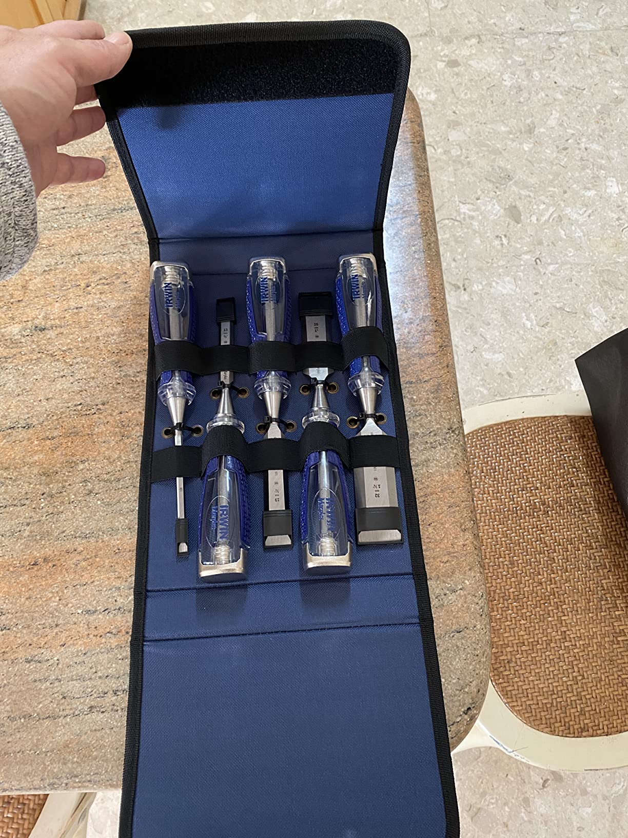 IRWIN Marples Chisel Set with Wallet, High-Impact, 5-Piece (1819363) customer photo 1