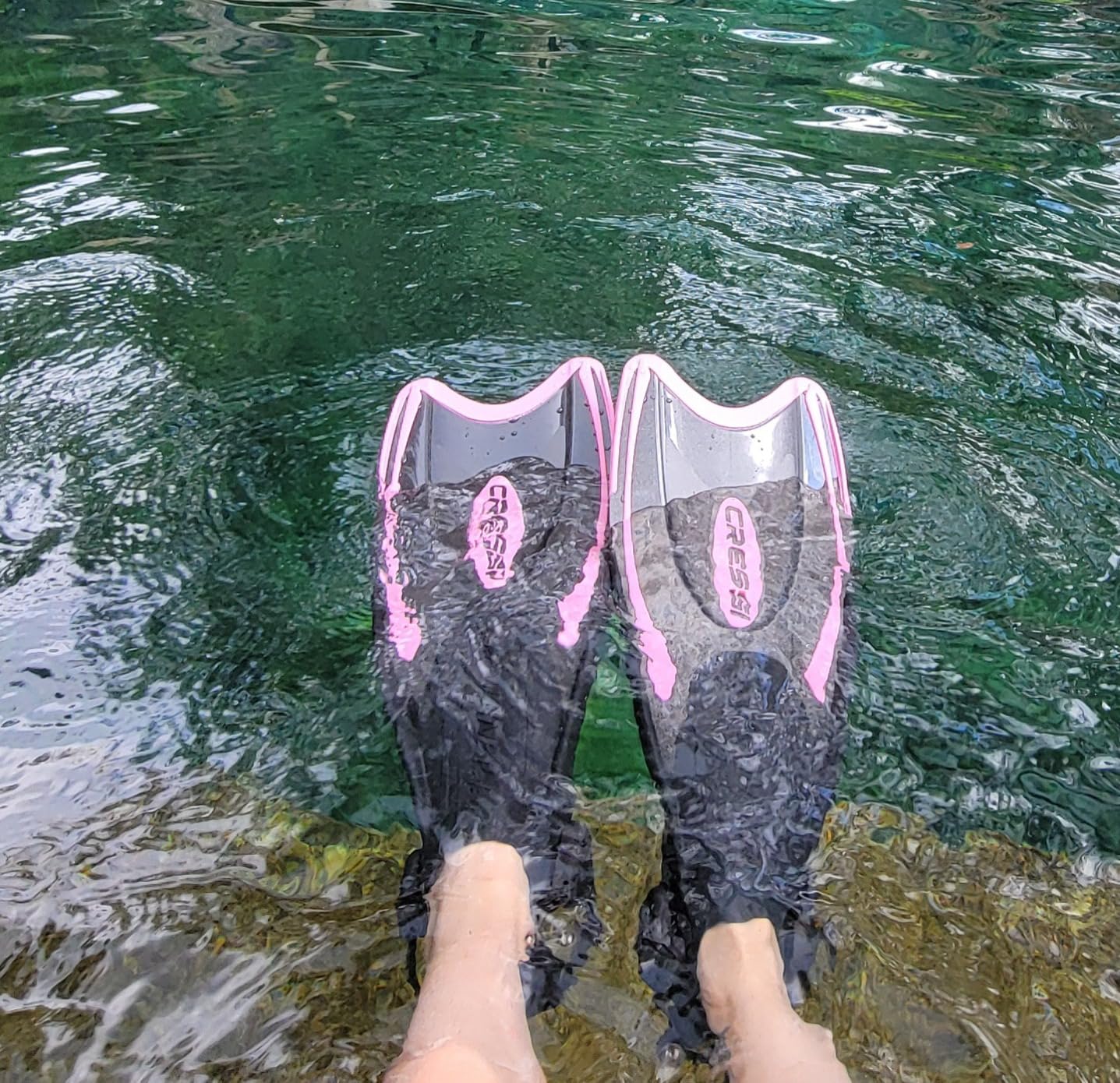 Cressi Adult Light Weight Premium Travel Snorkel Set - Mask & Fins Made in Italy - Palau Set: by Cressi, Quality Since 1946 customer photo 2