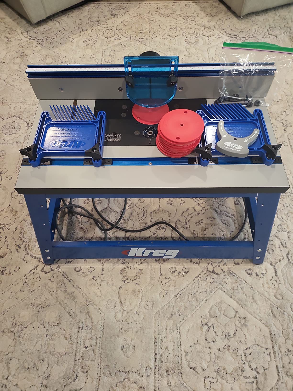 Kreg PRS2100 Bench Top Router Table - Full Size Portable Router Table for Workshops customer photo 1