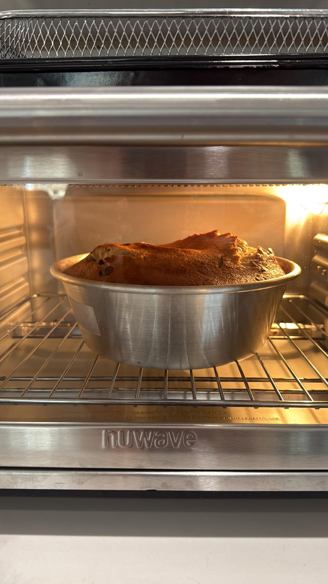 Nuwave Bravo Air Fryer Toaster Smart Oven, 12-in-1 Countertop Convection, 30-QT XL Capacity, 50°-500°F Temperature Controls, Top and Bottom Heater Adjustments 0%-100%, Brushed Stainless Steel Look customer photo 2