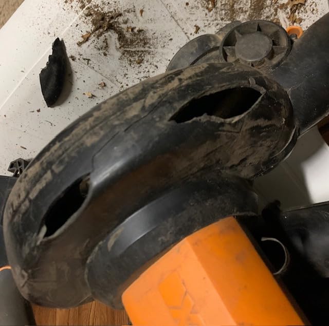 WORX Trivac 3 in 1 Electric Leaf Blower for Lawn Care, Leaf Vacuum with 350 CFM & 210 MPH, Leaf Mulcher with Metal Impeller, WG505 customer photo 1