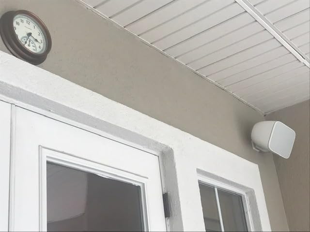 Bowers & Wilkins AM-1 Architectural Monitor Weather-Resistant Outdoor Speakers for Patio, Garden, or Poolside, 1