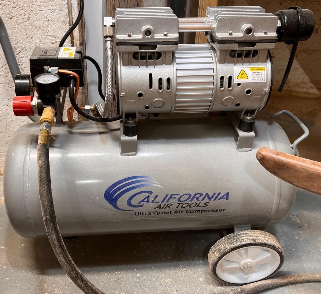California Air Tools 8010 1.0 HP Ultra Quiet and Oil-Free Air Compressor, 8 Gallon Steel Tank, Lightweight with Wheels, 60 dBA Noise Level customer photo 1