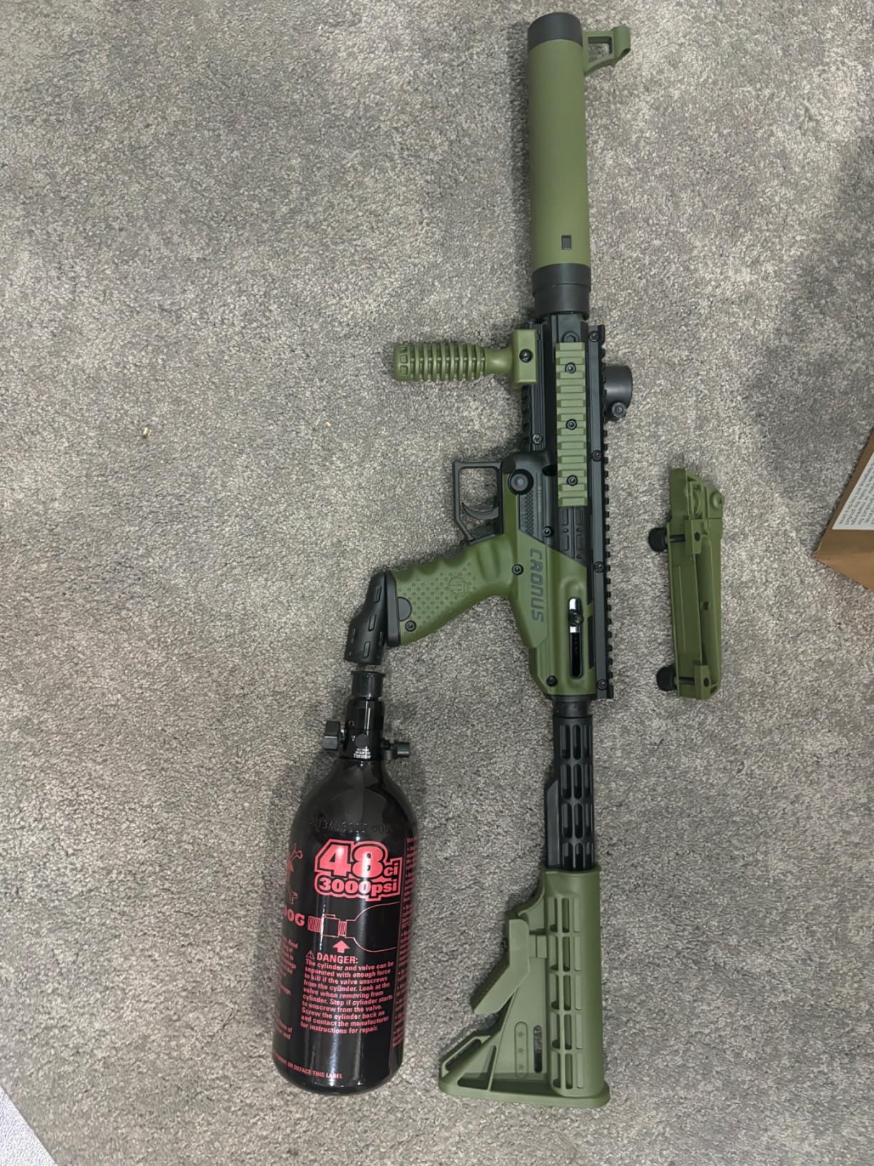 Maddog Tippmann Cronus Tactical Protective Paintball Gun Marker Starter Package customer photo 1