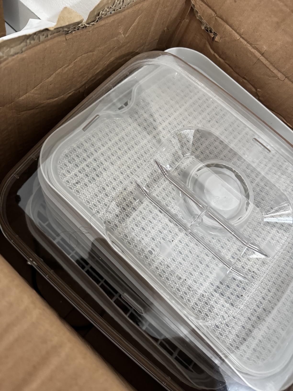 Hamilton Beach Digital Food Dehydrator for Fruit and Jerky, Vegetables and More, 5 Trays, Adjustable Temperature, 48 Hour Timer + Auto Shutoff, Grey (32100A) customer photo 1