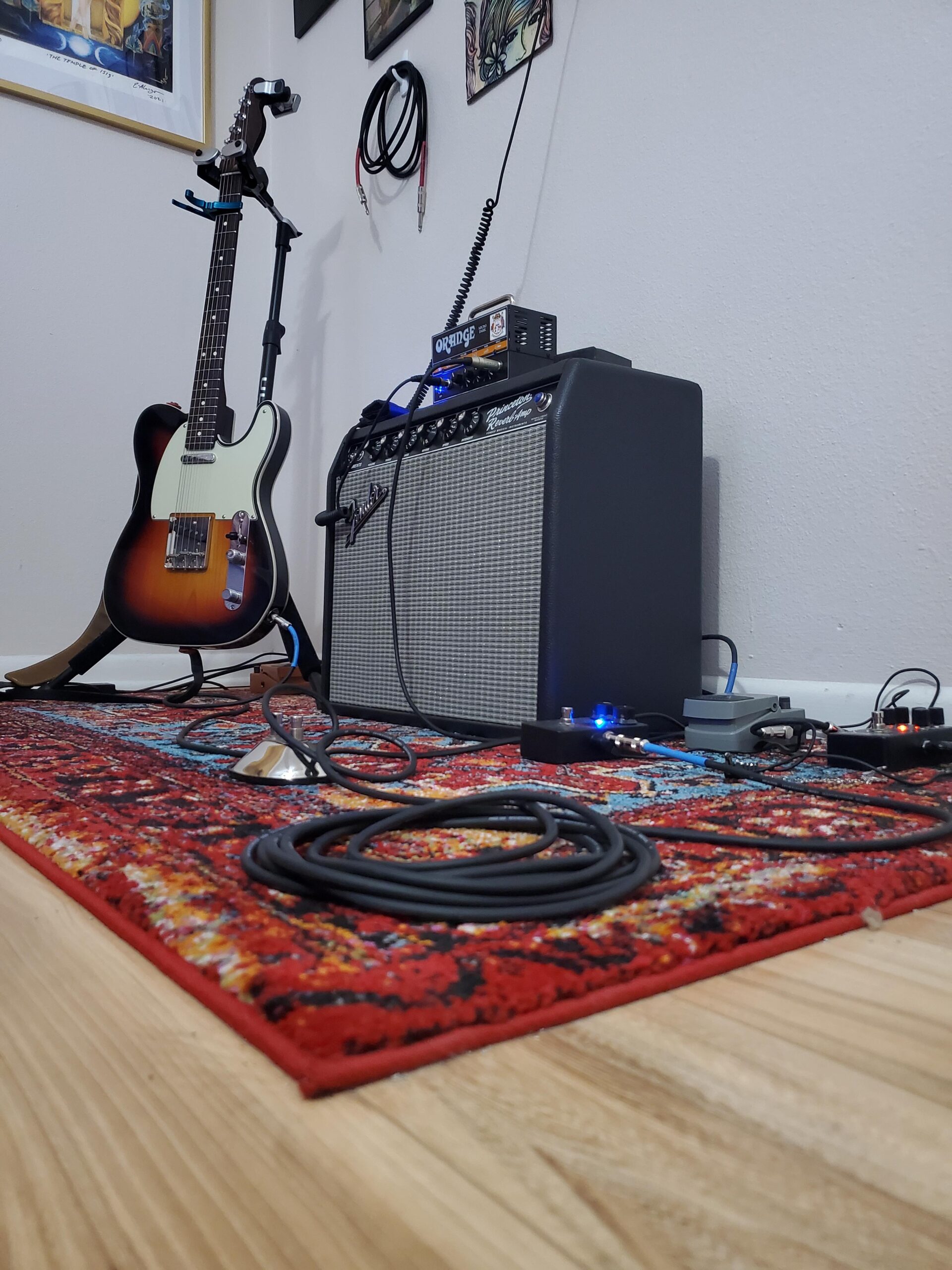 Orange Micro Dark Terror Mini Guitar Amp Head 20 Watts customer photo 2