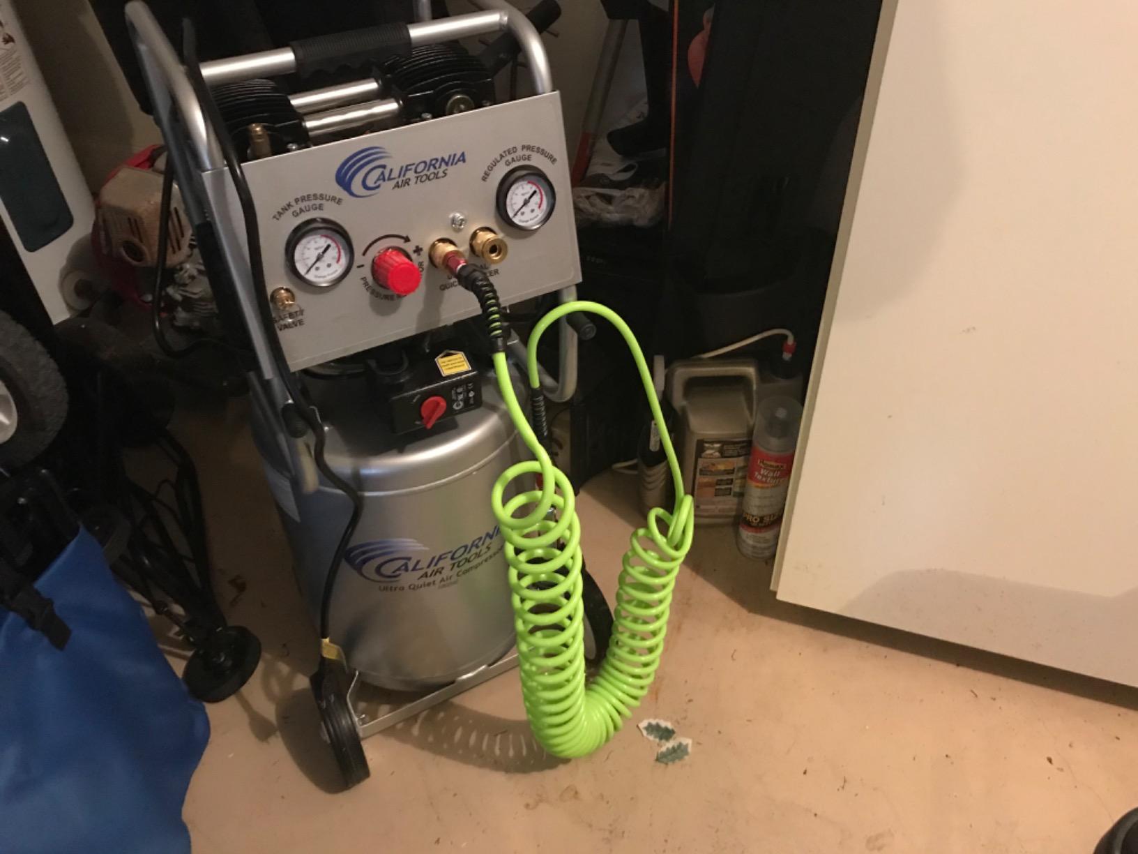 California Air Tools 10020C 2.0 HP Ultra Quiet and Oil-Free Air Compressor, 10 Gallon Steel Tank with Wheels, 70 dBA Noise Level customer photo 1