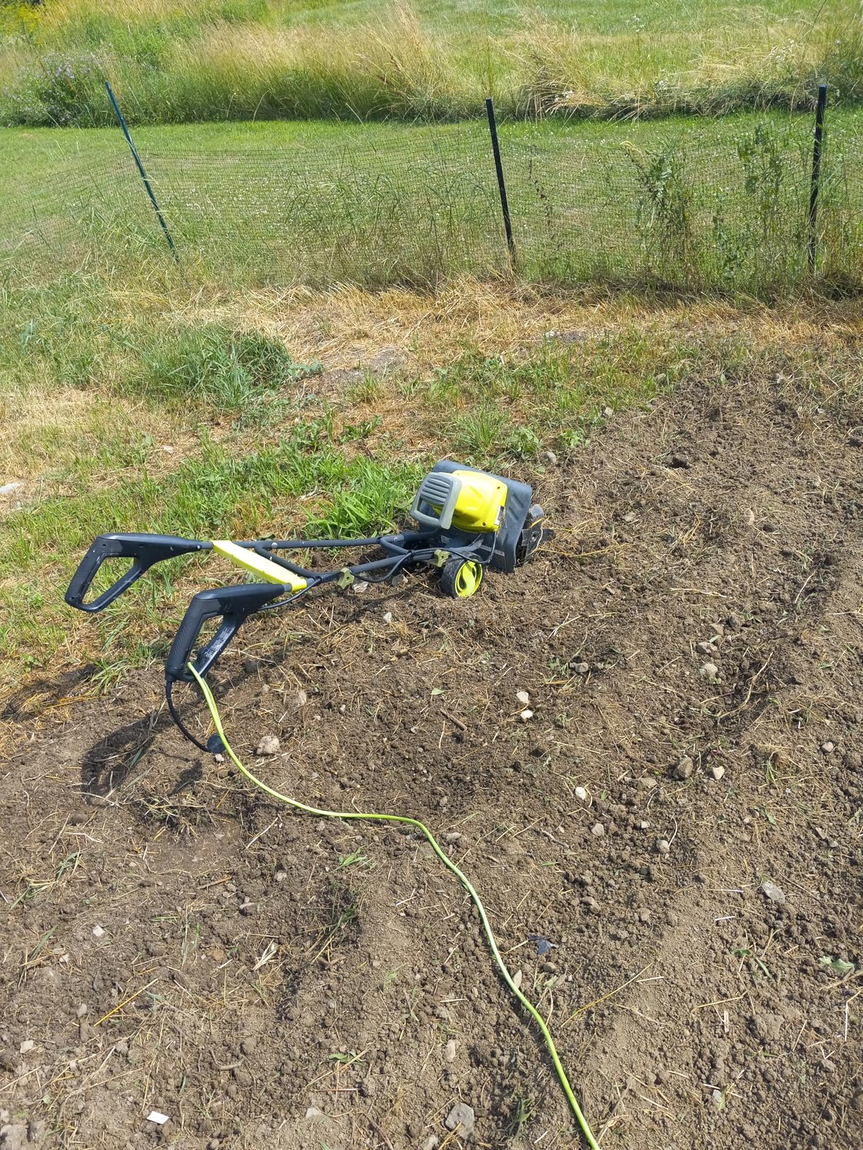 Sun Joe Corded Electric Garden Tiller & Cultivator with Steel Tines, 16 Inch, 13.5-Amp Motor - Heavy-Duty Tilling Machine for Lawn, Yard, and Gardening Care, TJ604E customer photo 2