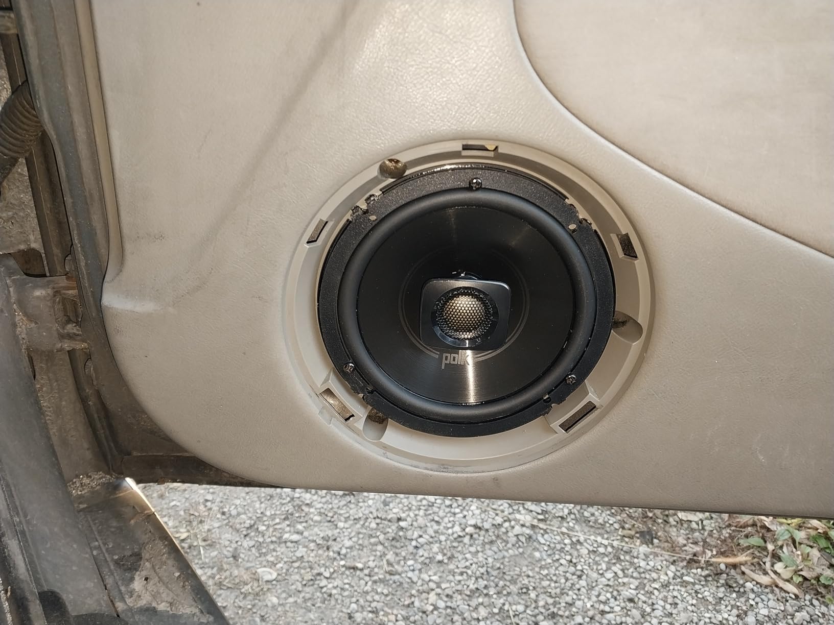 Polk Audio DB652 DB+ Series 6.5 Inch Marine Speakers, 2-Way Coaxial for Car Audio & Boat, 40-22kHz Frequency Response, Polypropylene Woofer Cone, 3/4