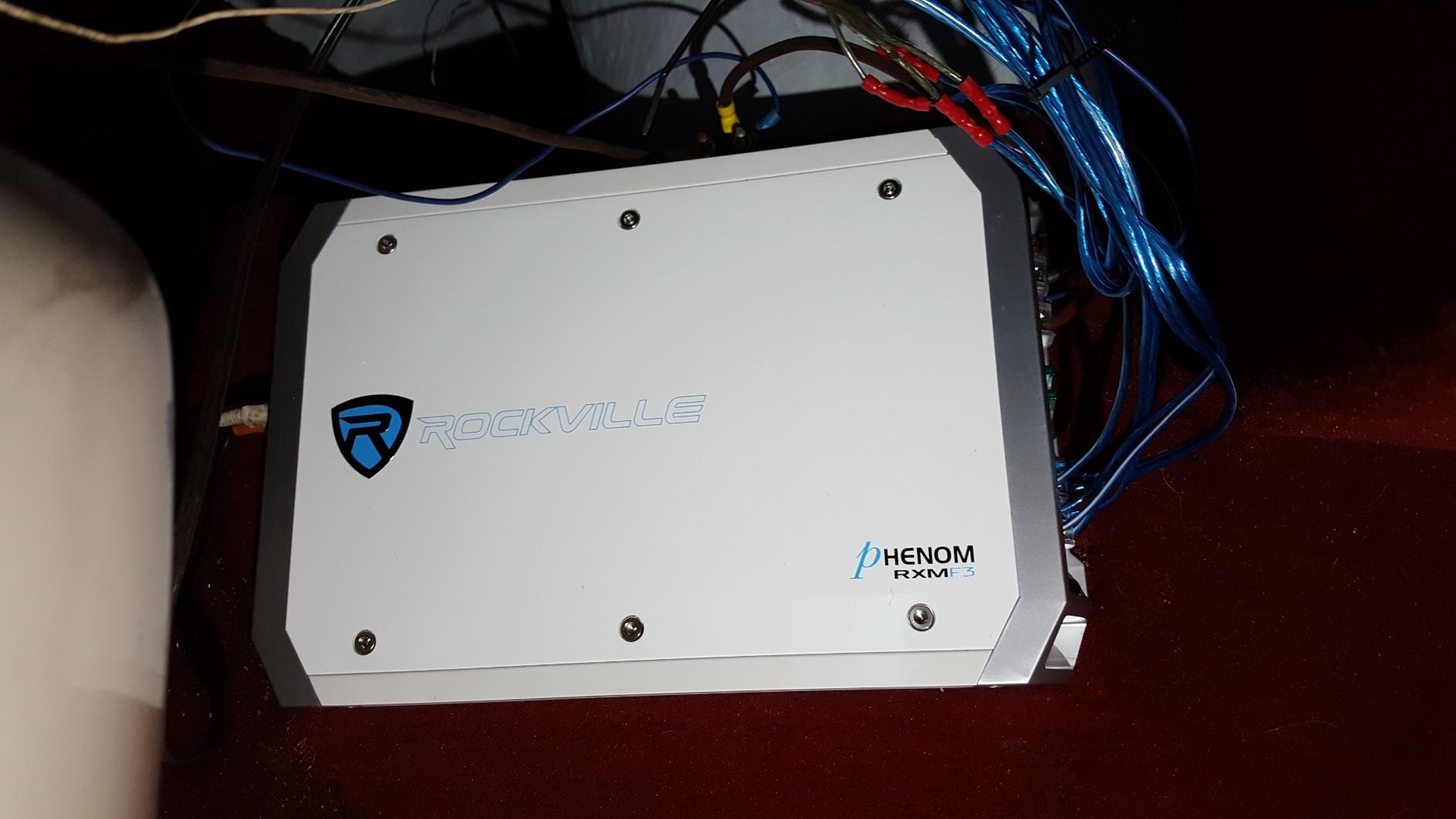 Rockville RXM-F3 1600W Peak/260W RMS 4-Channel Class A/B Marine Amplifier with PA Microphone customer photo 2