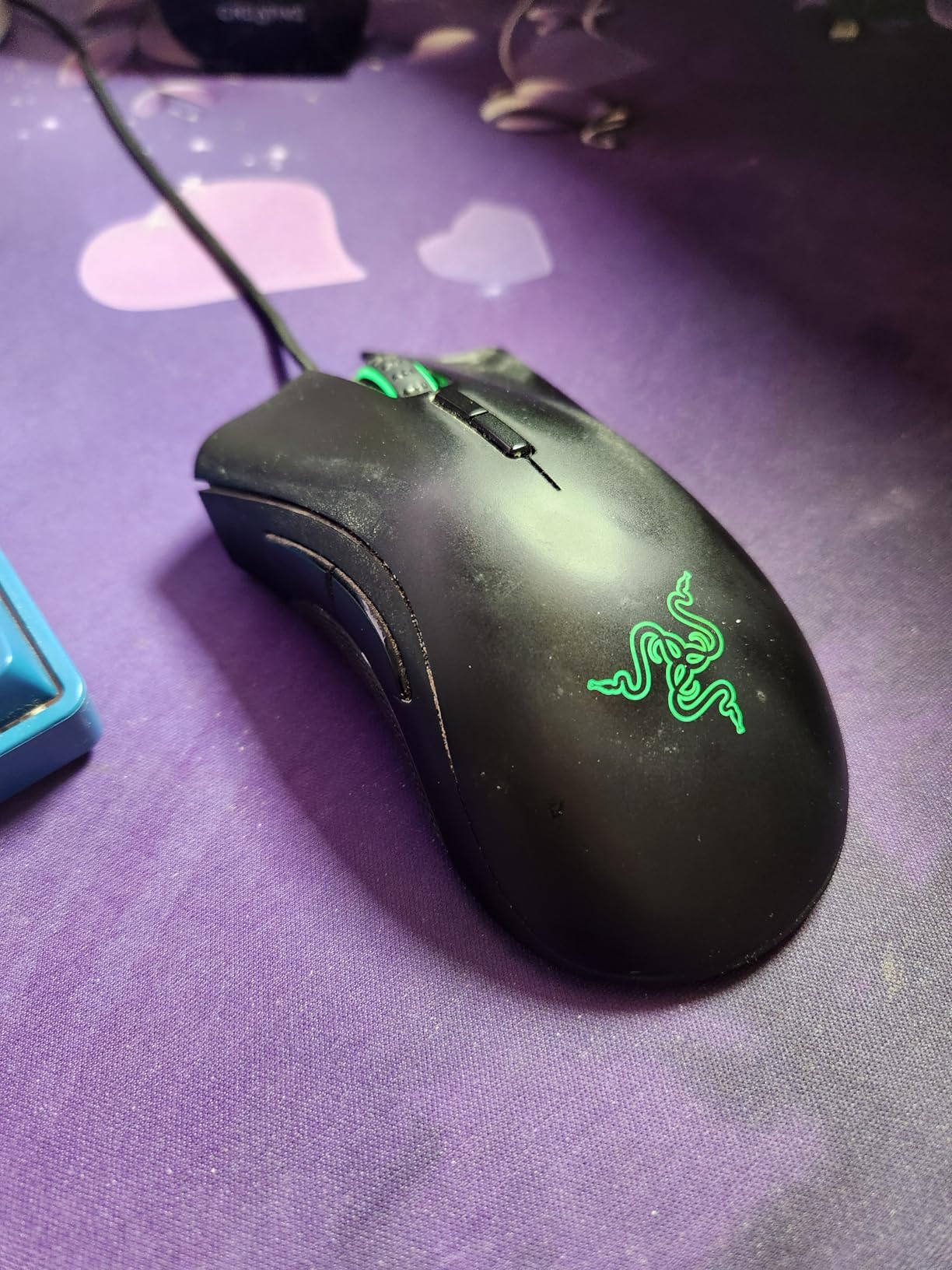 Razer DeathAdder Elite Gaming Mouse: 16,000 DPI Optical Sensor - Chroma RGB Lighting - 7 Programmable Buttons - Mechanical Switches - Rubber Side Grips - Matte Black customer photo 1