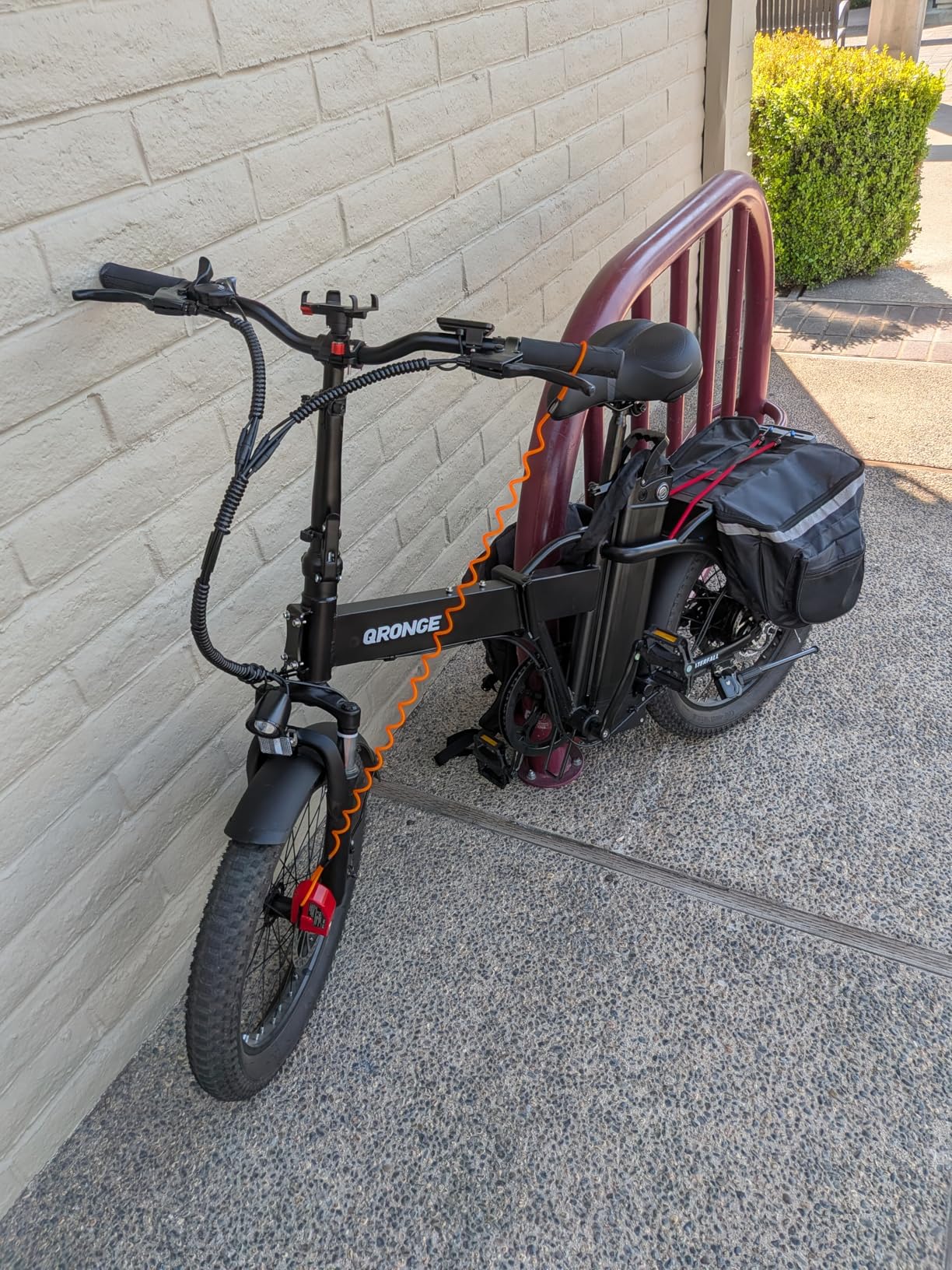 YOHOOLYO Alarm Disc Lock Motorcycle Disc Brake Lock Anti-Theft Waterproof 110 dB 7mm Pin 5ft Reminder Cable customer photo 2