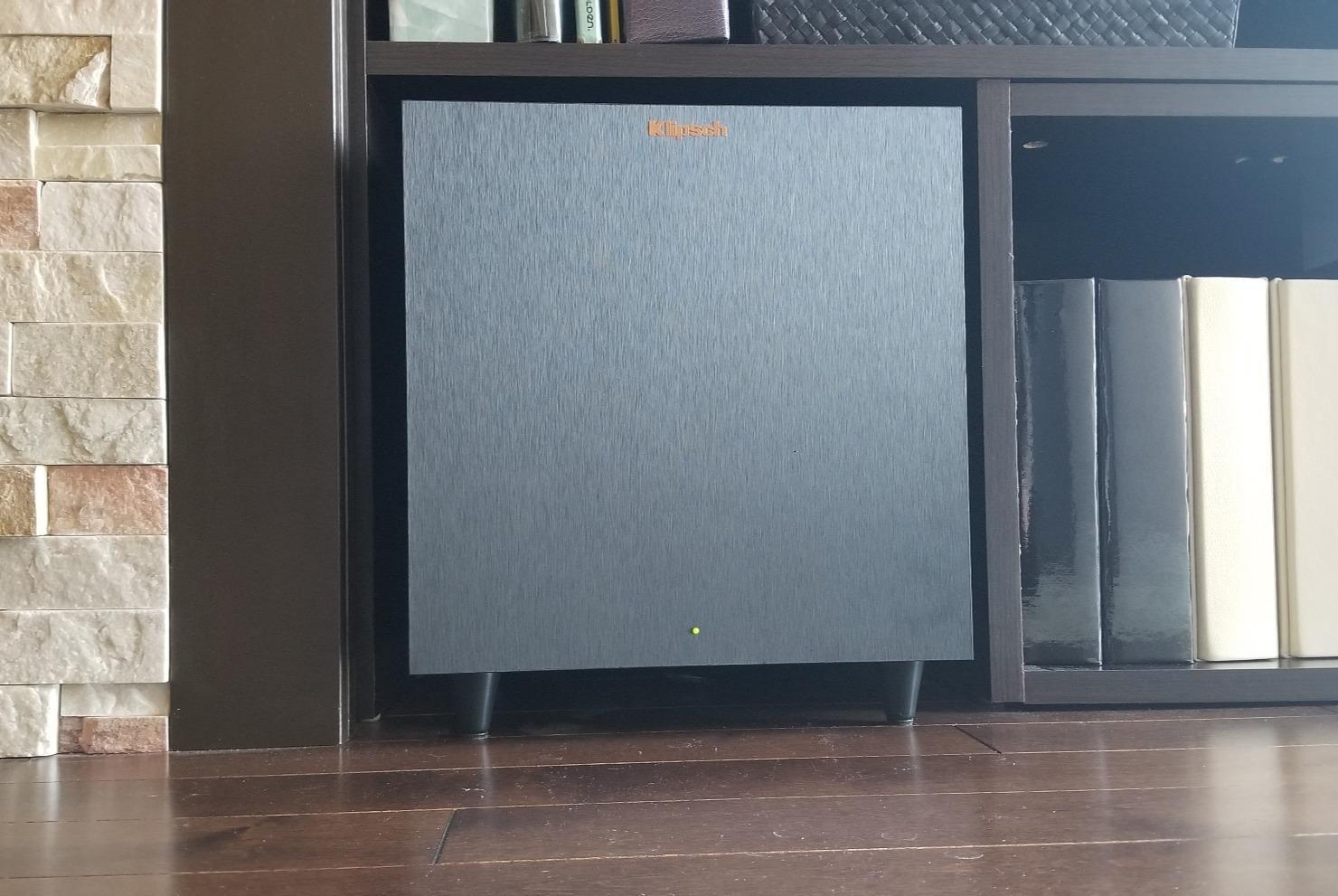Klipsch Reference R-8SW Surround Subwoofer, 150 Watts Peak Power (Brushed Black Vinyl, 8-Inch) customer photo 2