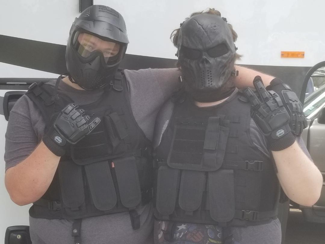 JT Premise Total Headshield Paintball Goggle Mask, Full Head Coverage, 260° View, Quick-Change Lens customer photo 1