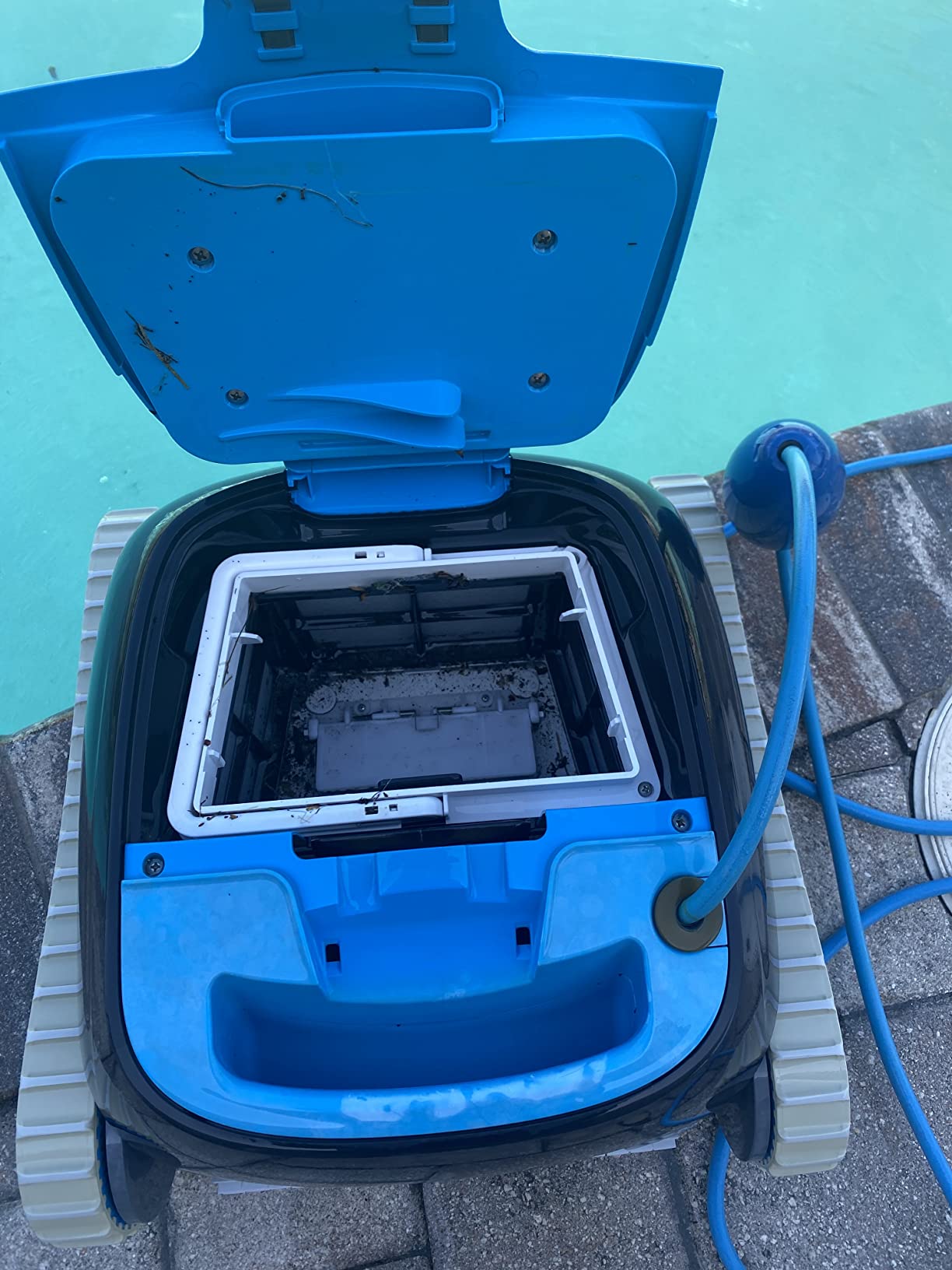 Dolphin Nautilus CC Automatic Robotic Pool Vacuum Cleaner, Wall Climbing Scrubber Brush, Top Load Filter Access, Ideal for Above/In-Ground Pools up to 33 FT in Length customer photo 2