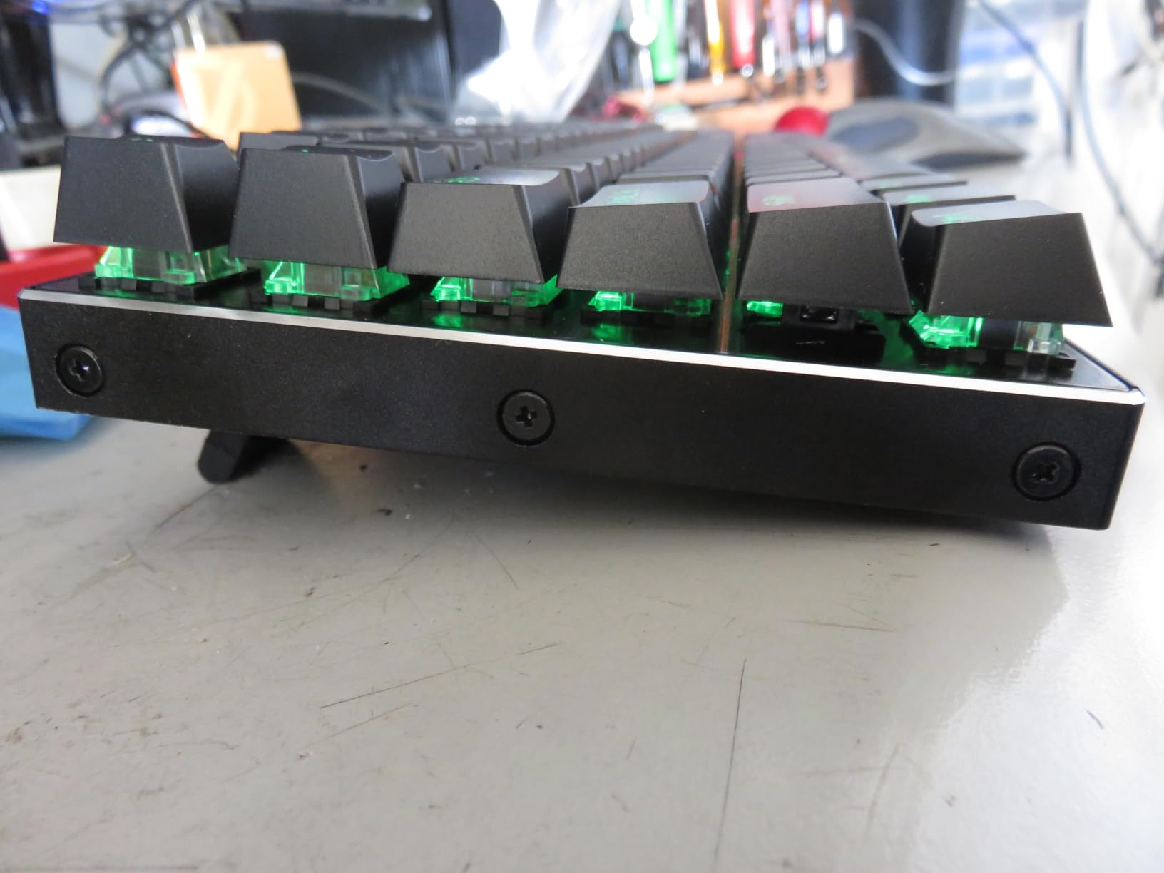 Redragon K556 RGB LED Backlit Wired Mechanical Gaming Keyboard, 104 Keys Hot-Swap Mechanical Keyboard w/Aluminum Base, Upgraded Socket and Noise Absorbing Foams, Soft Tactile Brown Switch customer photo 2