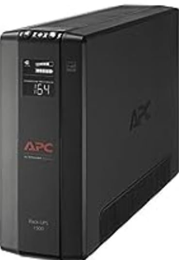 APC UPS Back-UPS Pro 1500VA UPS, 900W Battery Backup & Surge Protector, AVR, 10 Outlets, LCD, BX1500M Uninterruptible Power Supply for Computers, Wi-Fi Routers, Home Office Electronics customer photo 1