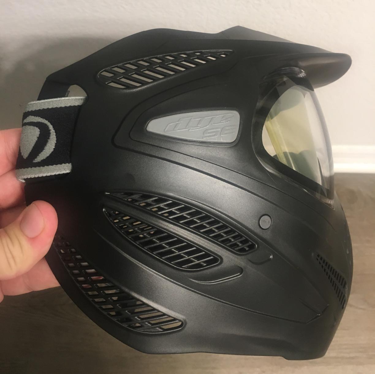 Dye SE Thermal Paintball Goggle - Anti-Fog Dual Pane Lens, Comfortable Fit, Durable Mask with Secure Strap - Black/One Size customer photo 2