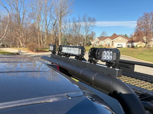 Nilight 12 Inch 72W Spot Flood Combo Led Light Bar 2Pcs 4Inch 18W Flood LED Pods Fog Lights Off Road with Wiring Harness Kit-3 Leads for Van Camper Car Pickup Golf Cart ATV UTV SUV Truck Boat 4x4 customer photo 1