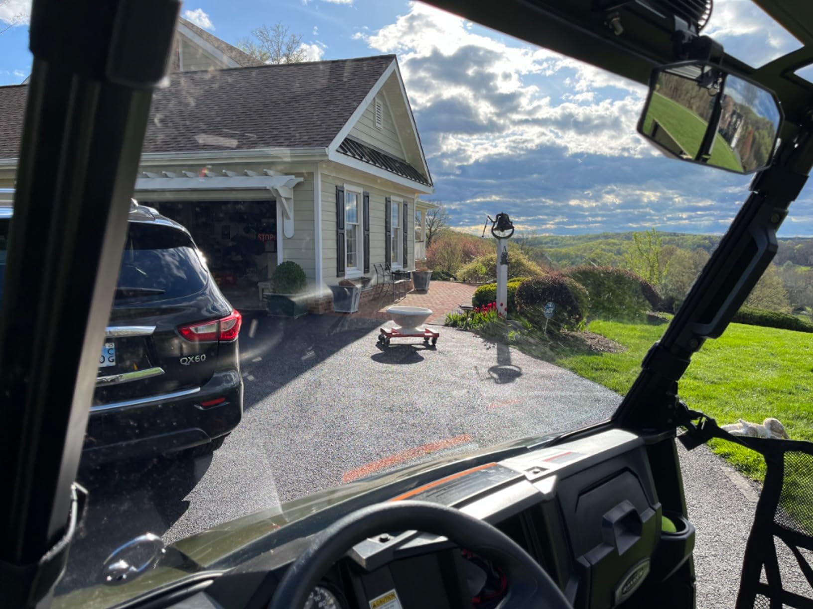 SuperATV Full Windshield for 2015-2021 Polaris Ranger Midsize 570 / Crew | 2017+ Ranger Midsize 500 / ETX | 1/4