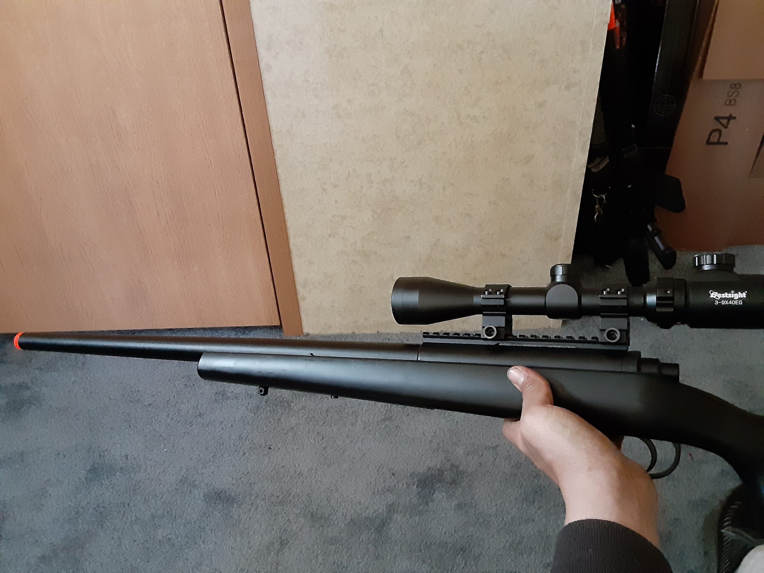 BBTac Airsoft Sniper Rifle M61 - Bolt Action Powerful Spring Airsoft Gun, Extreme Power Accurate Sniping with .20g 6mm BBS Ammo customer photo 1