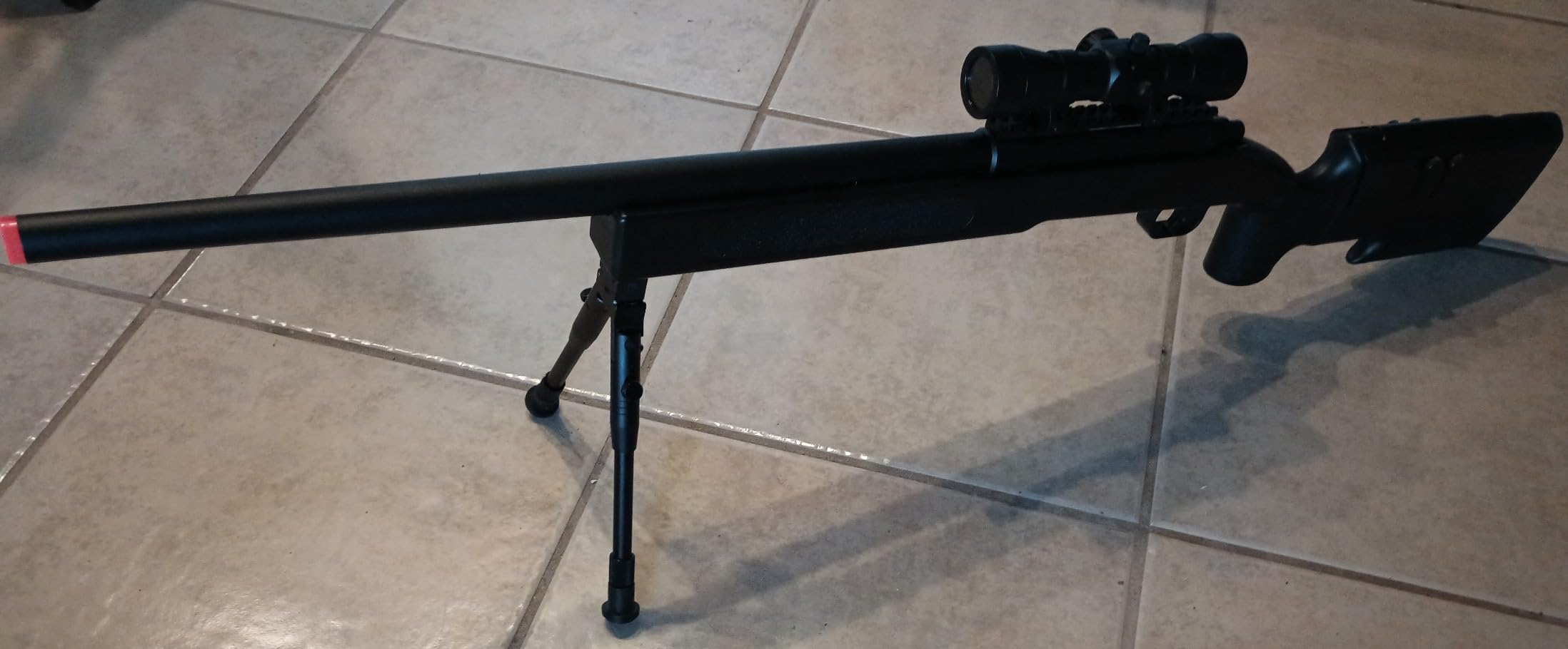 BBTac Airsoft Sniper Rifle with Scope M62 - Bolt Action Powerful Spring Airsoft Gun, Extreme Powerful FPS with .20g 6mm BBS customer photo 1