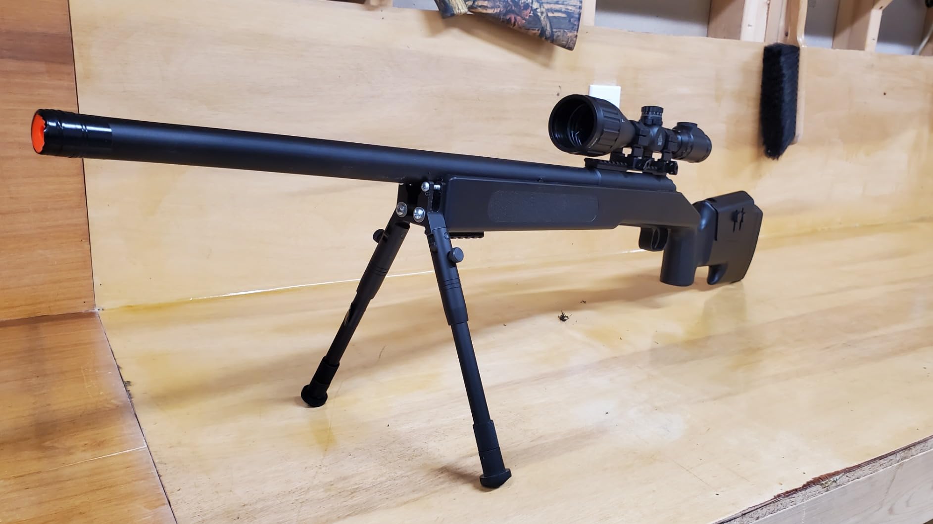 BBTac Airsoft Sniper Rifle with Scope M62 - Bolt Action Powerful Spring Airsoft Gun, Extreme Powerful FPS with .20g 6mm BBS customer photo 2