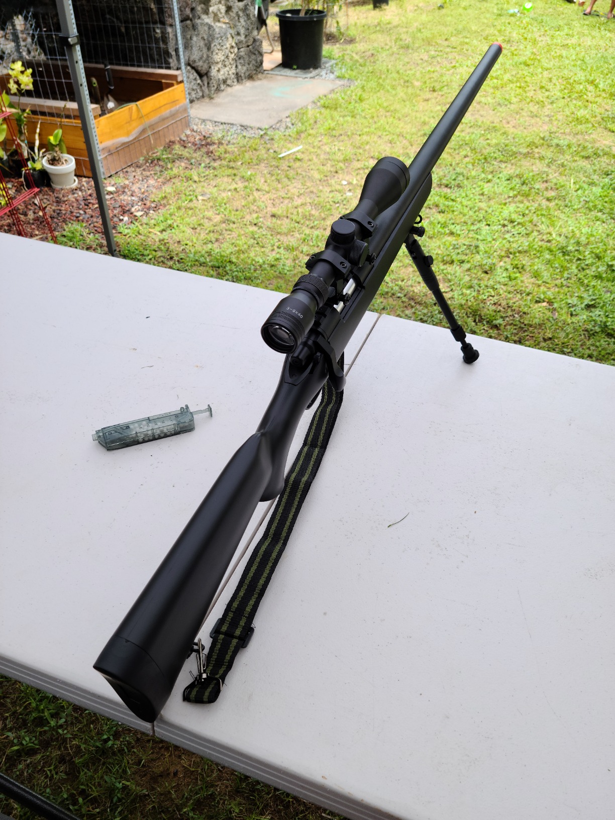 BBTac Airsoft Sniper Rifle VSR-10 Bolt Action Powerful Spring Airsoft Gun with 3x9-40 Scope and Metal Bipod customer photo 2