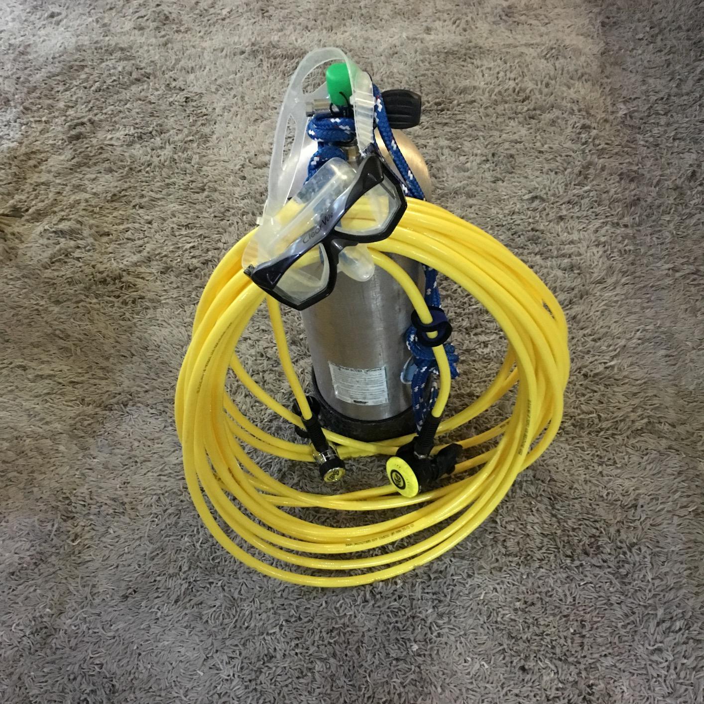 Hookah Kayak Diving Regulator Hose Kit DxD First and Second Stage Reg Button Gauge Long Hose Ideal for Boat Cleaning Dock Maintenance and Scuba Diving customer photo 1