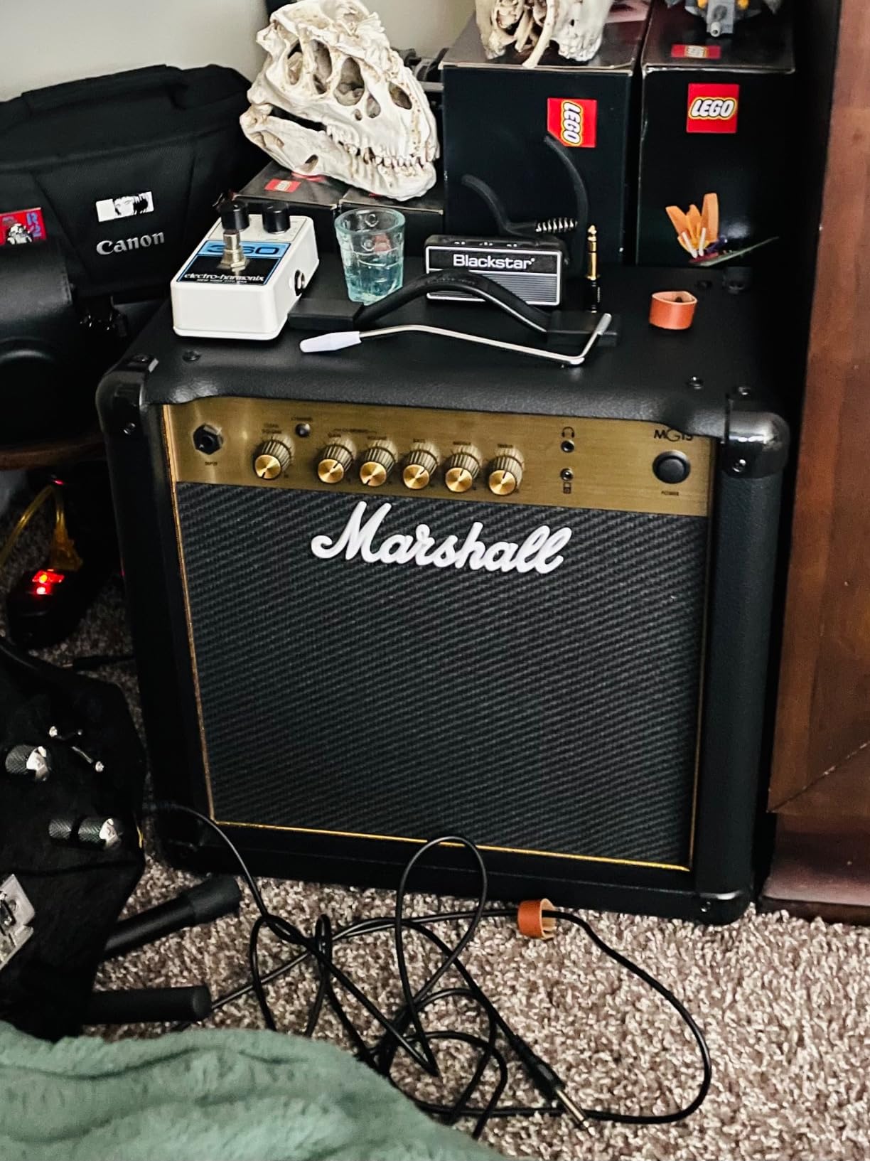 Marshall Amps M-MG15G-U 15W 1x8 Combo in Gold with DFX CF customer photo 1